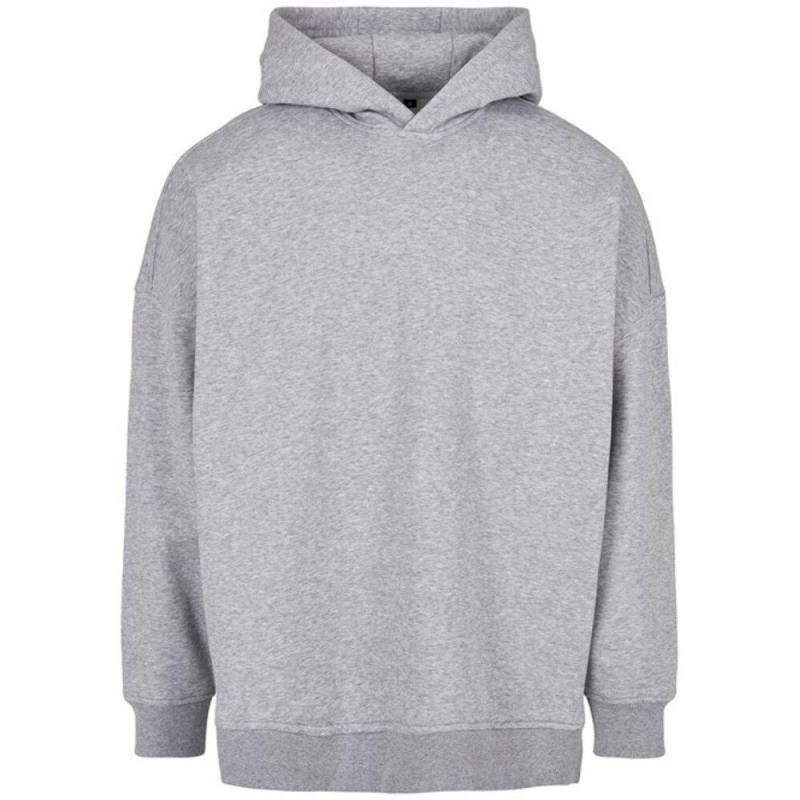 Kapuzenpullover Angeschnitten Herren Grau L von Build Your Own