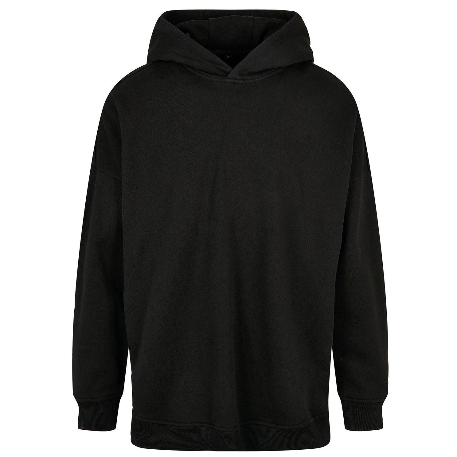 Kapuzenpullover Angeschnitten Herren Schwarz S von Build Your Own