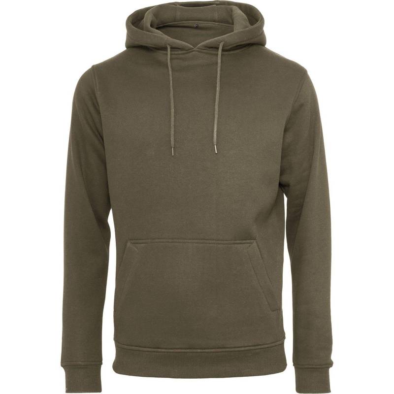 Kapuzenpullover Aus Biologischem Anbau Herren Olivegrün 3XL von Build Your Own