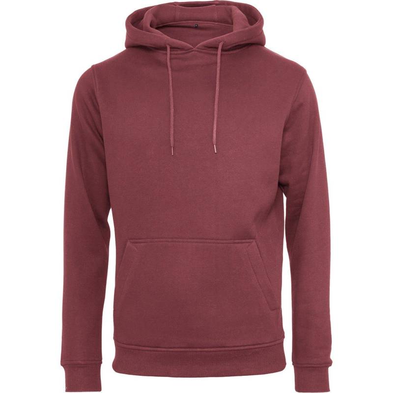 Kapuzenpullover Aus Biologischem Anbau Herren Rot Bunt 3XL von Build Your Own