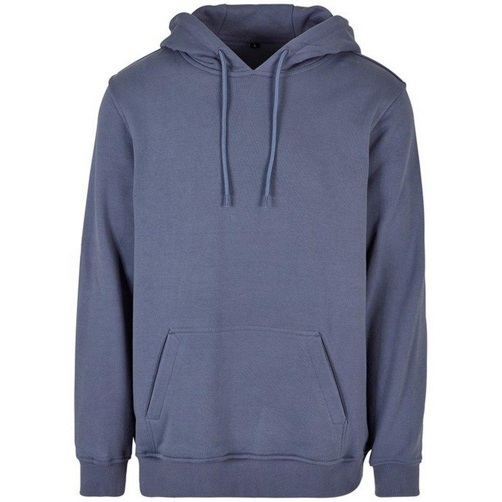 Kapuzenpullover Ultraschwer Herren Blau M von Build Your Own