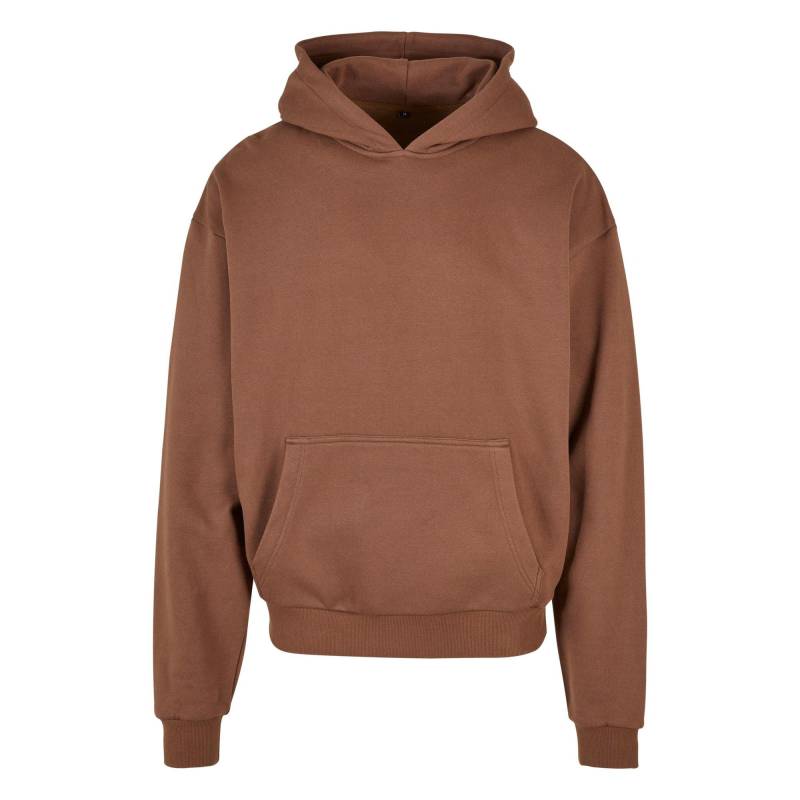 Kapuzenpullover Ultraschwer Herren Braun M von Build Your Own