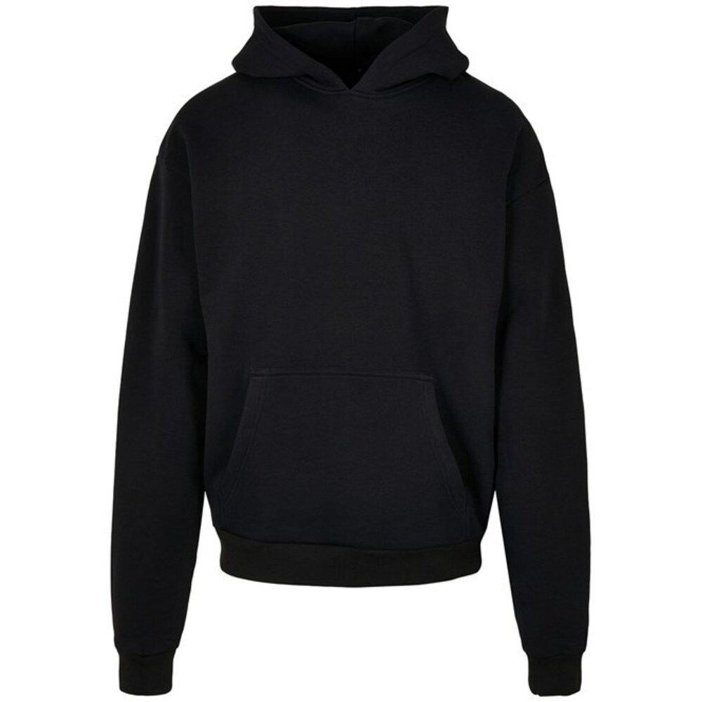 Kapuzenpullover Ultraschwer Herren Schwarz 4XL von Build Your Own