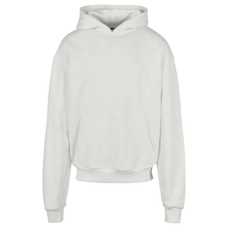 Kapuzenpullover Ultraschwer Herren Weiss Bunt M von Build Your Own