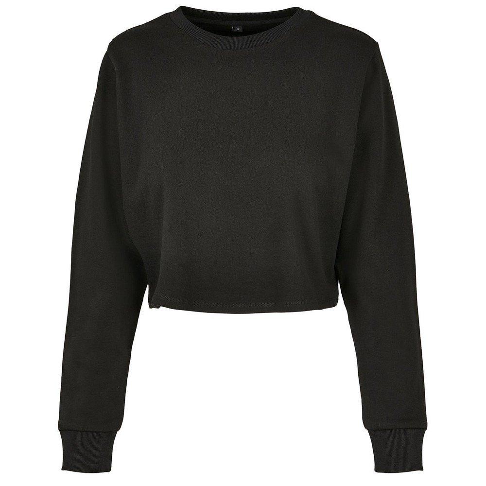 Kurzes Sweatshirt Damen Schwarz 36 von Build Your Own