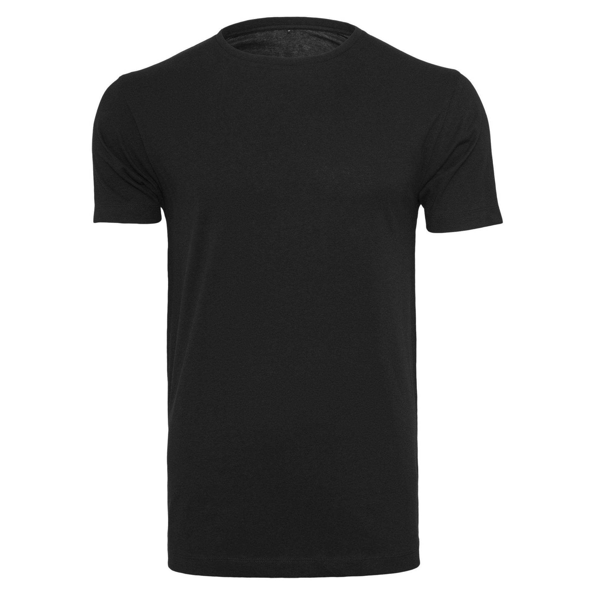 Light Tshirt Runder Halsausschnitt Herren Schwarz XXL von Build Your Own