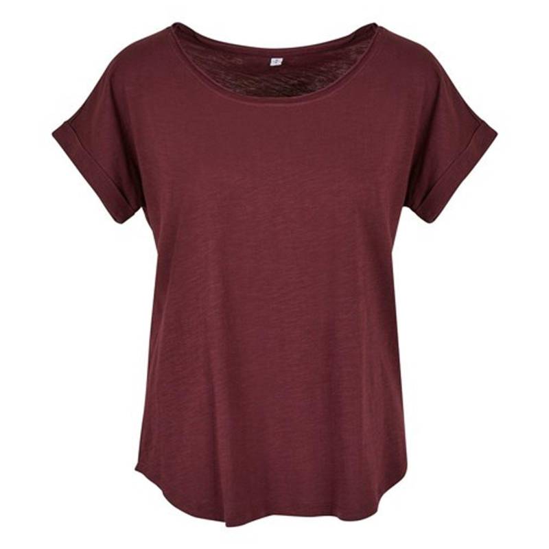 Long Tshirt Damen Rot Bunt 5XL von Build Your Own