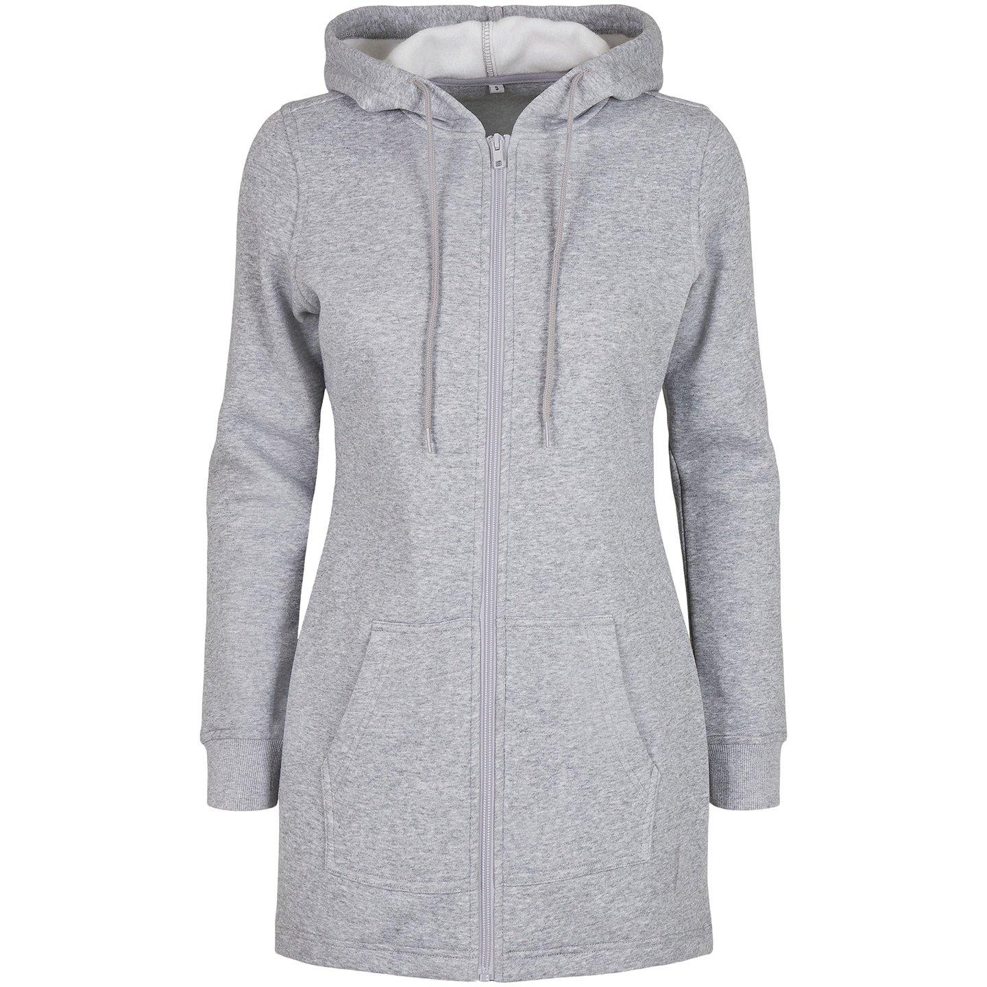 Sweat Parka Damen Grau 5XL von Build Your Own