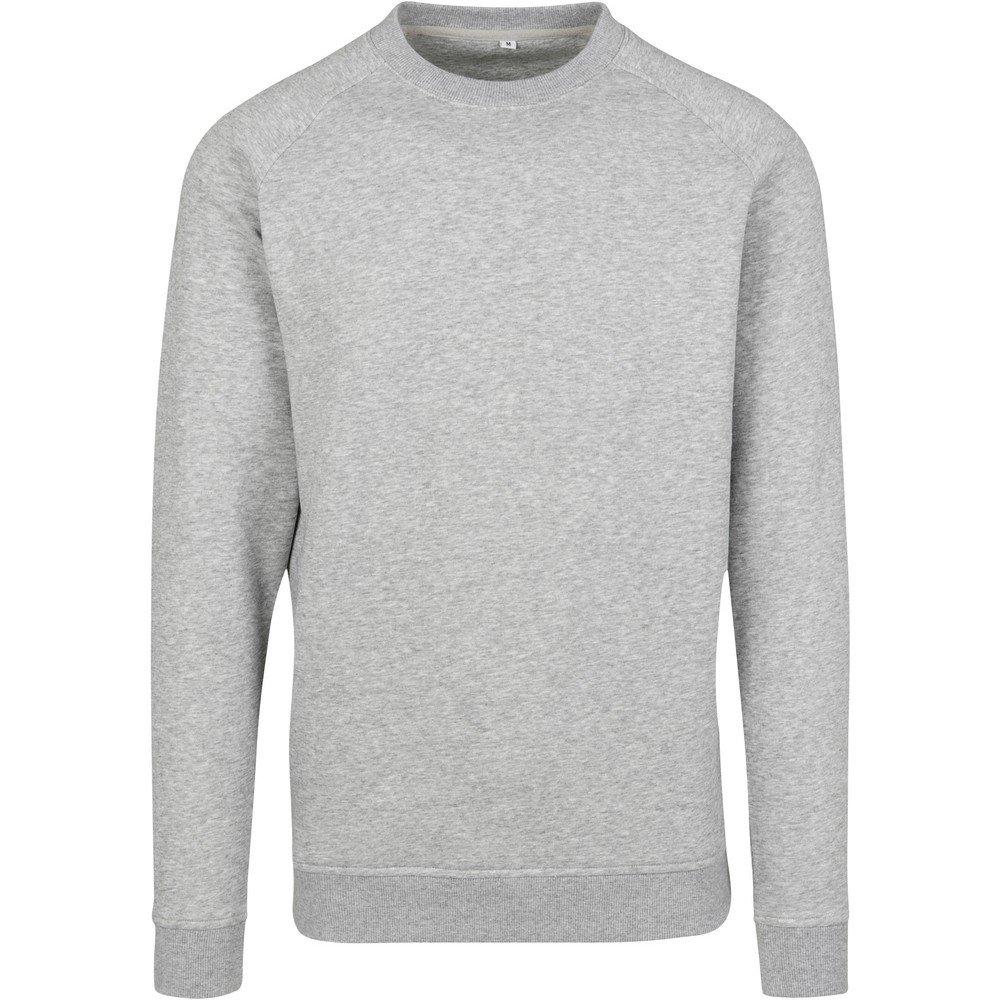 Sweatshirt Raglanärmel Herren Grau XL von Build Your Own