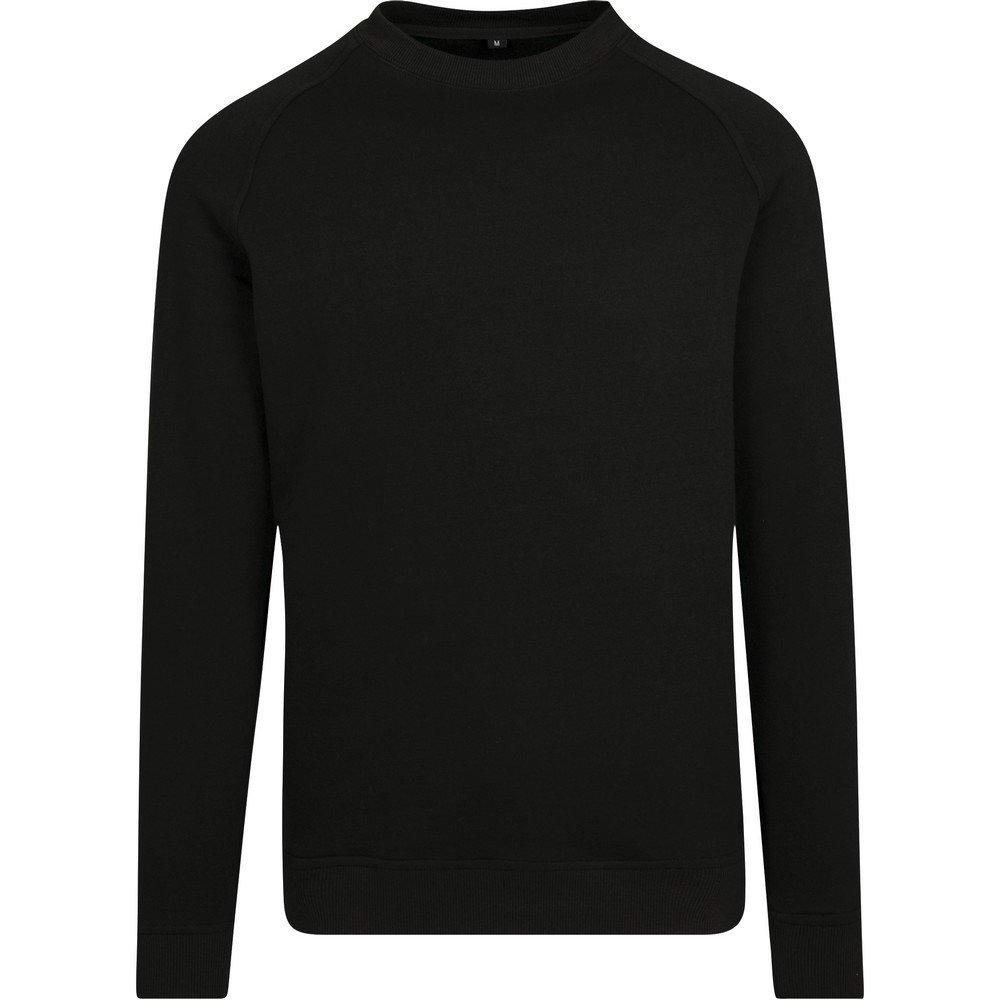 Sweatshirt Raglanärmel Herren Schwarz XL von Build Your Own