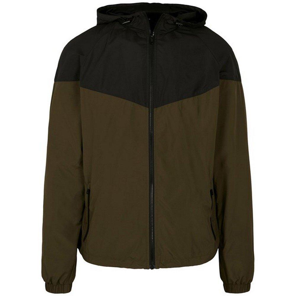 Tech Jacke Herren Olivegrün XS von Build Your Own