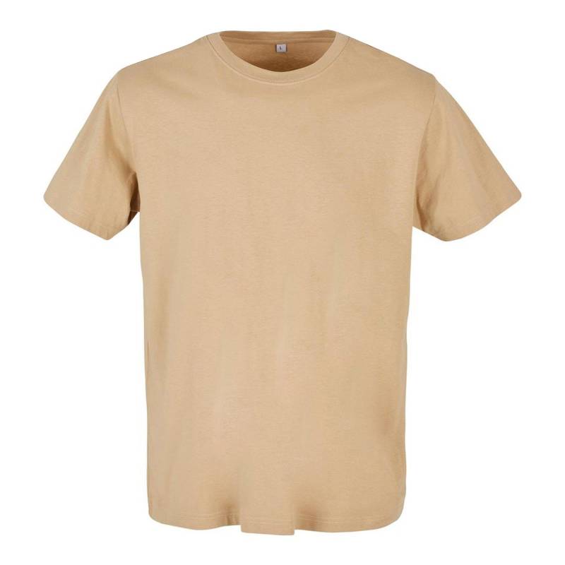 Tshirt, Runder Halsausschnitt Herren Beige XS von Build Your Own