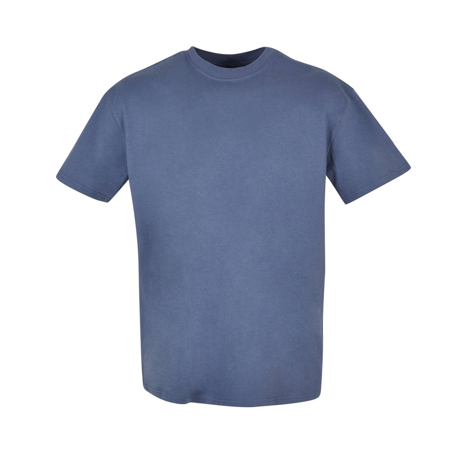 Tshirt Schwer Damen Blau S von Build Your Own