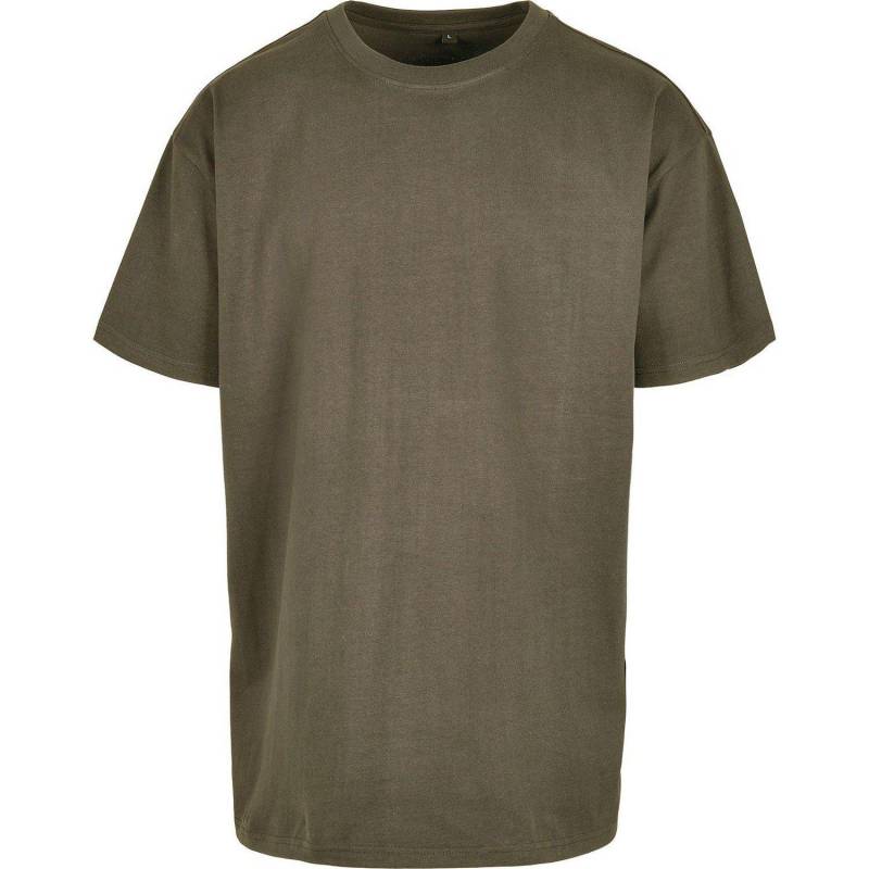 Tshirt Schwer Damen Olivegrün 5XL von Build Your Own