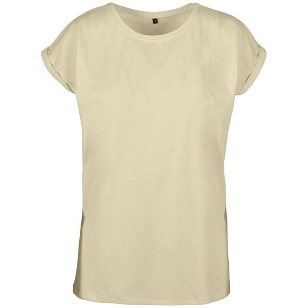 Build Your Own - TShirt Überschnittene Schulter, für Damen, Beige, Größe S von Build Your Own