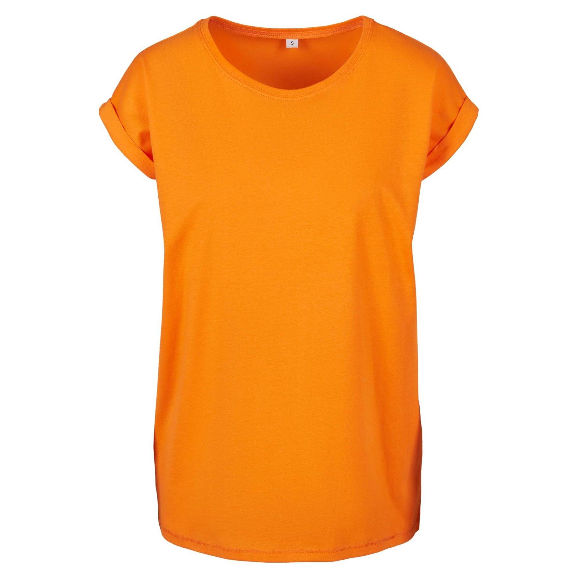 Build Your Own - TShirt Überschnittene Schulter, für Damen, Orange, Größe 5XL von Build Your Own