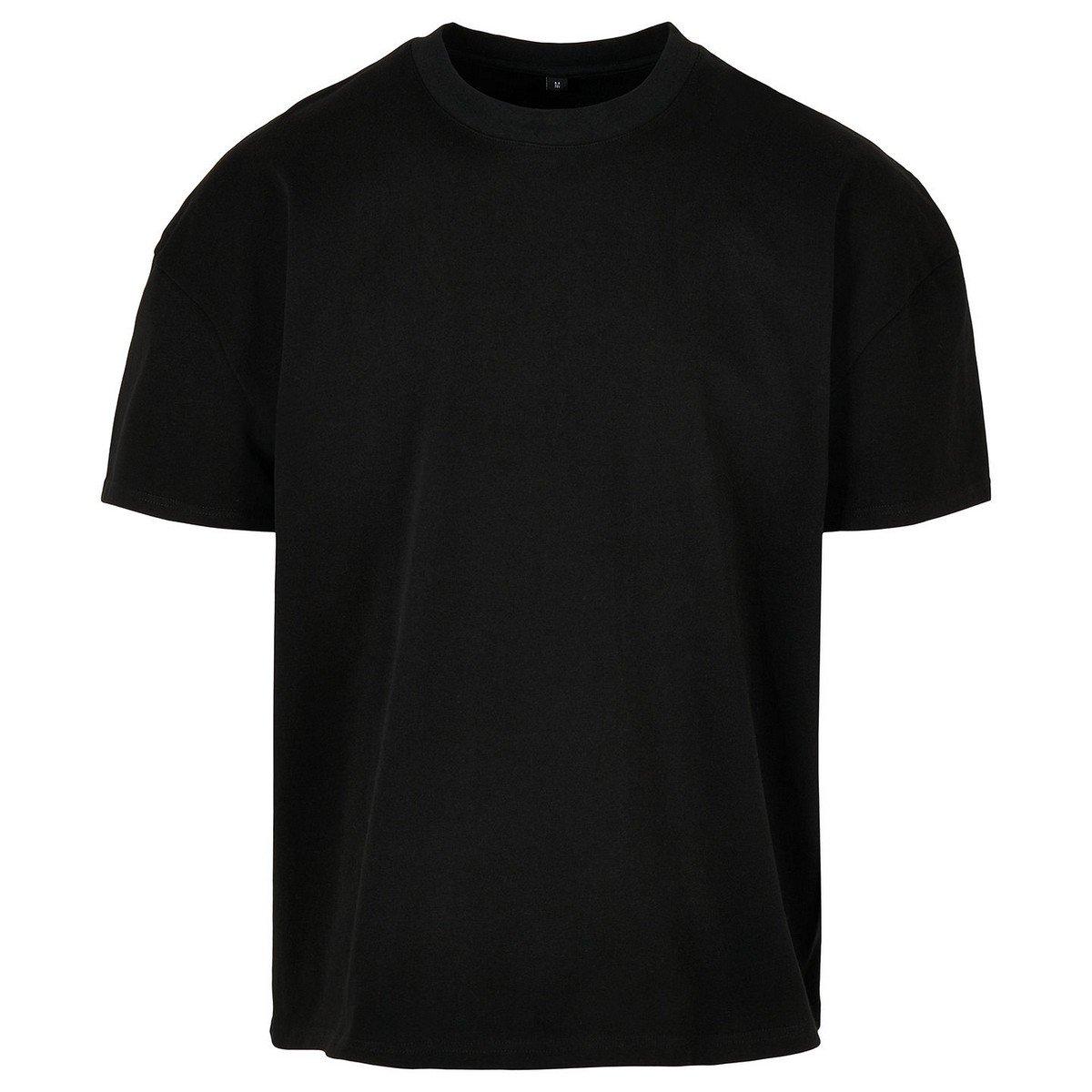 Tshirt Ultraschwer Herren Schwarz 5XL von Build Your Own