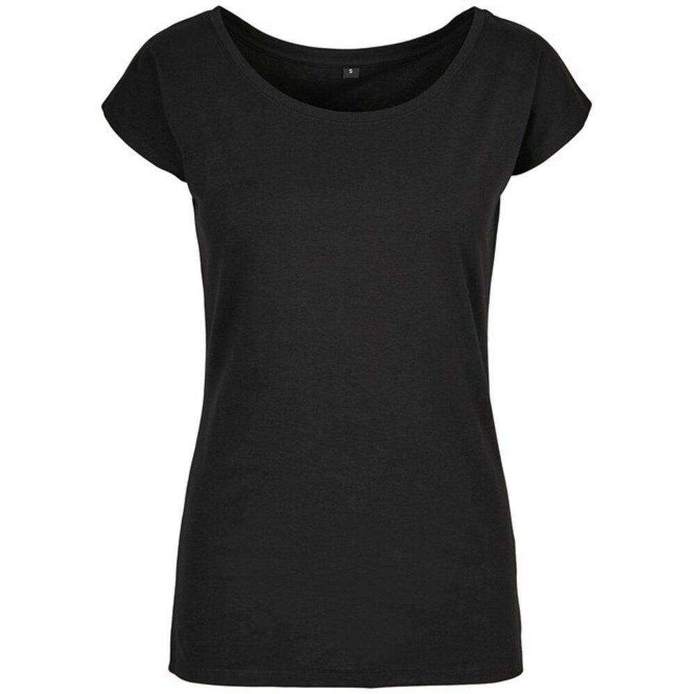 Tshirt Weite Öffnung Damen Schwarz 5XL von Build Your Own