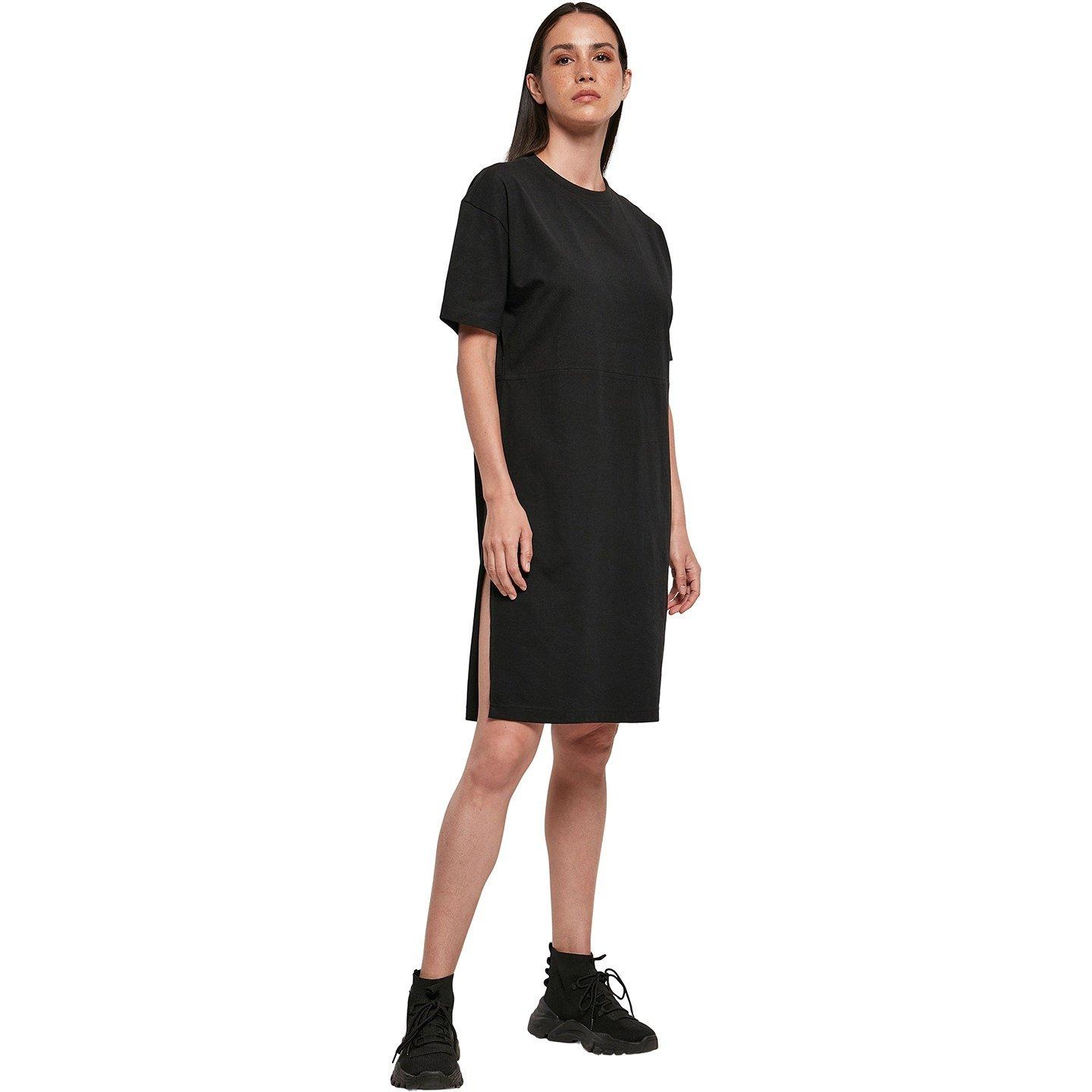 Build Your Own - TShirtKleid Geschlitzter Saum, für Damen, Schwarz, Größe S von Build Your Own