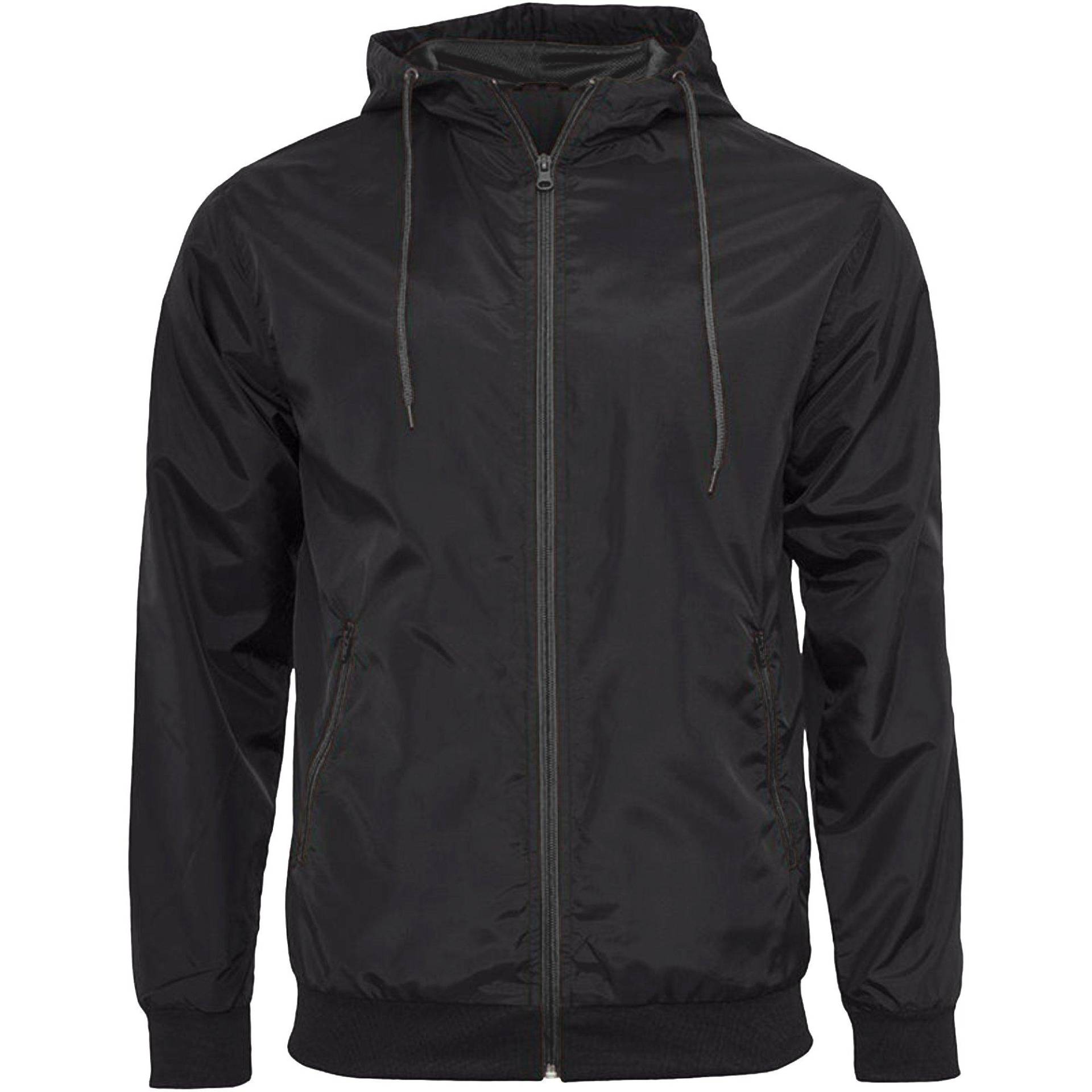 Wind Runner Jacke Herren Schwarz 3XL von Build Your Own