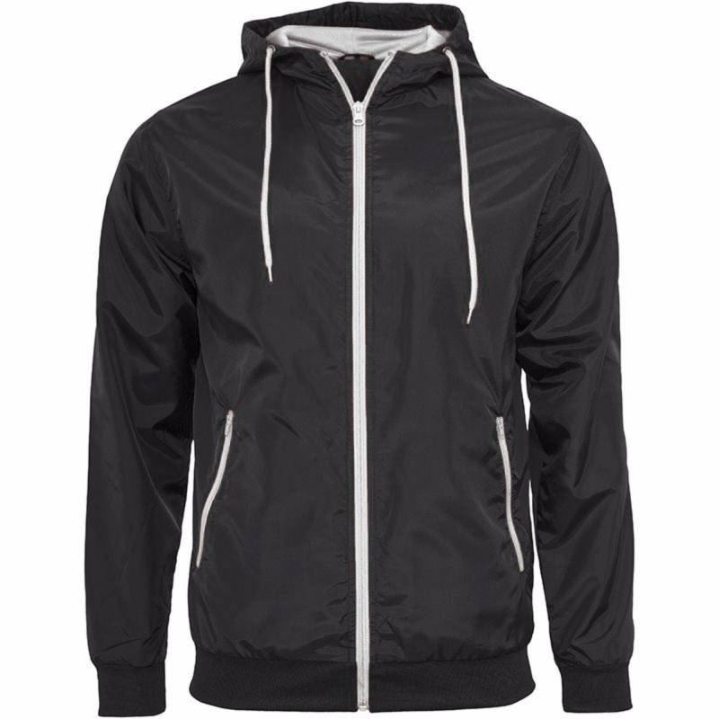 Wind Runner Jacke Herren Schwarz 4XL von Build Your Own