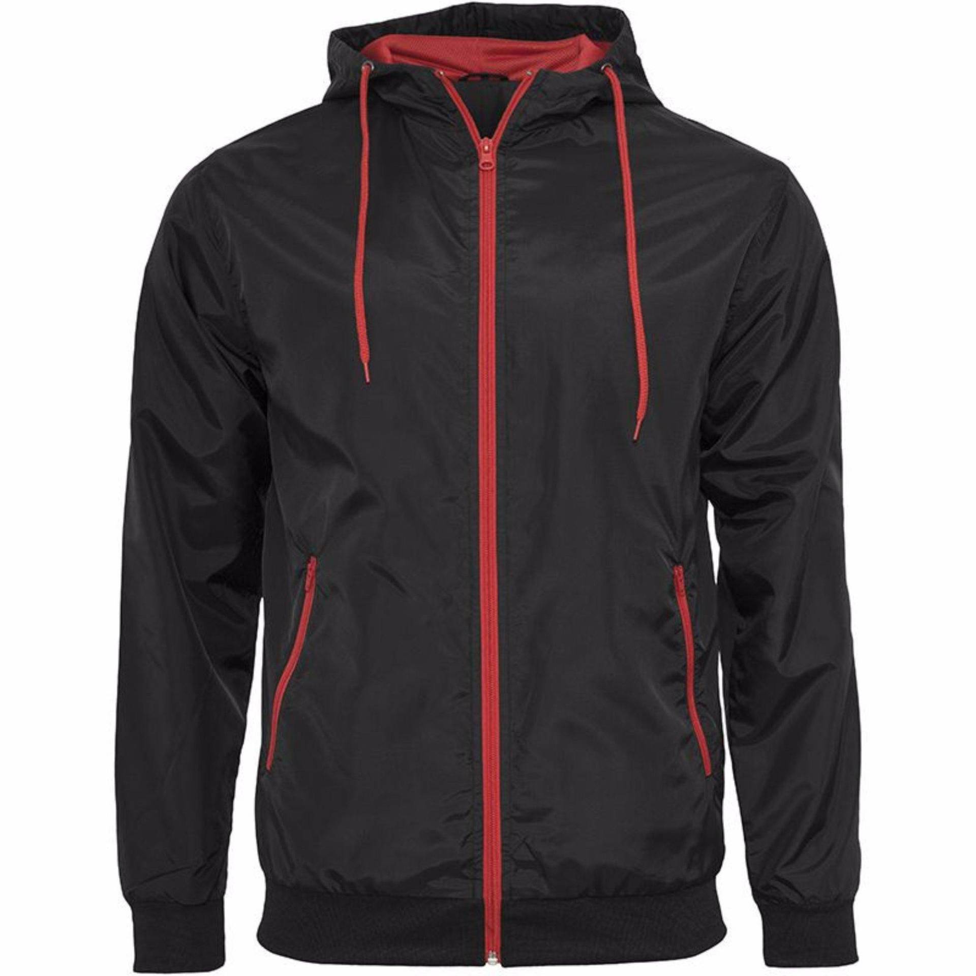 Wind Runner Jacke Herren Schwarz 5XL von Build Your Own