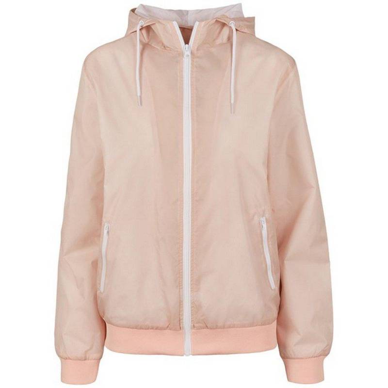 Windrunner Jacke Damen Hellrosa L von Build Your Own