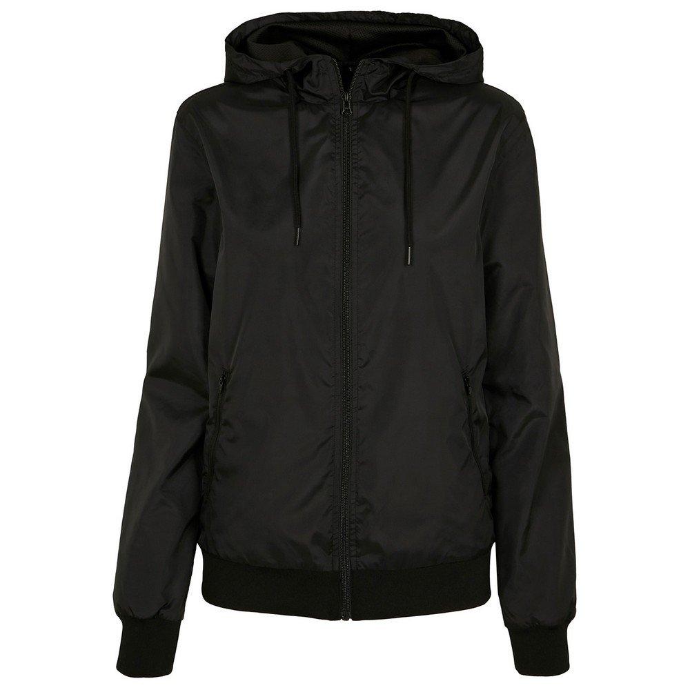 Windrunner Jacke Damen Schwarz S von Build Your Own