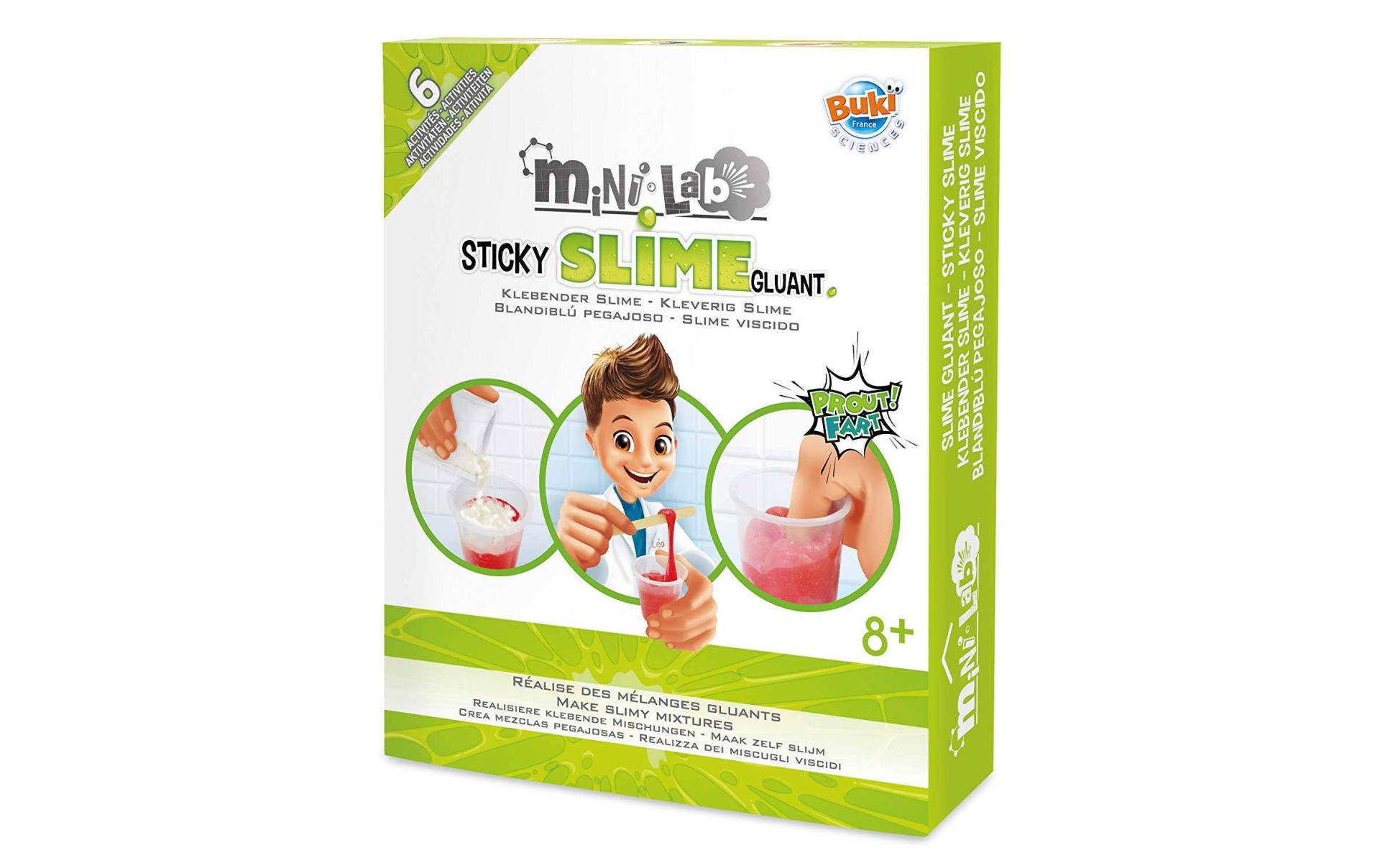 Buki Experimentierkasten »Lab klebender Slime (multi)« von Buki