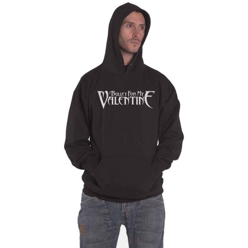 Hoodie Zum Überziehen Logo Damen Schwarz L von Bullet For My Valentine