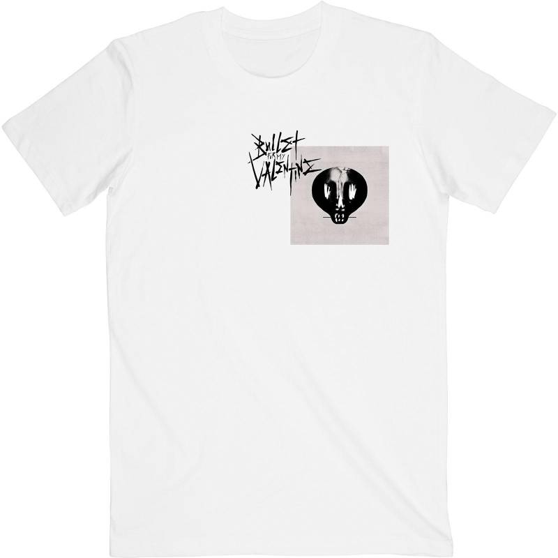 Tshirt Logo Damen Weiss M von Bullet For My Valentine