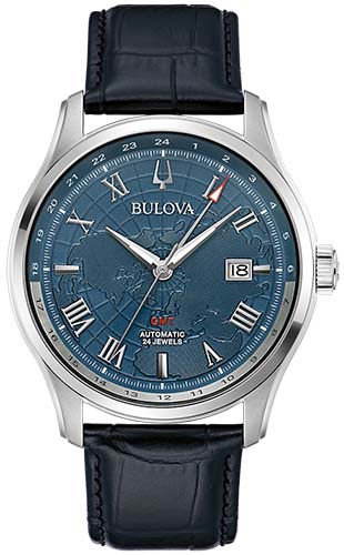 Bulova Mechanische Uhr »96B385«, Armbanduhr, Herrenuhr, Automatik, Lederarmband, Saphirglas, Datum von Bulova