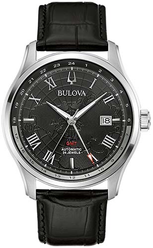 Bulova Mechanische Uhr »96B387«, Armbanduhr, Herrenuhr, Automatik, Lederarmband, Saphirglas von Bulova