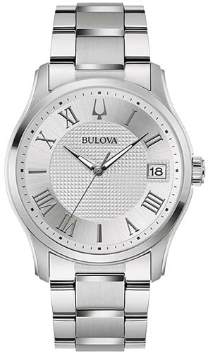 Bulova Quarzuhr »96B391«, Armbanduhr, Herrenuhr, Edelstahlarmband, Leuchtzeiger, Datum von Bulova