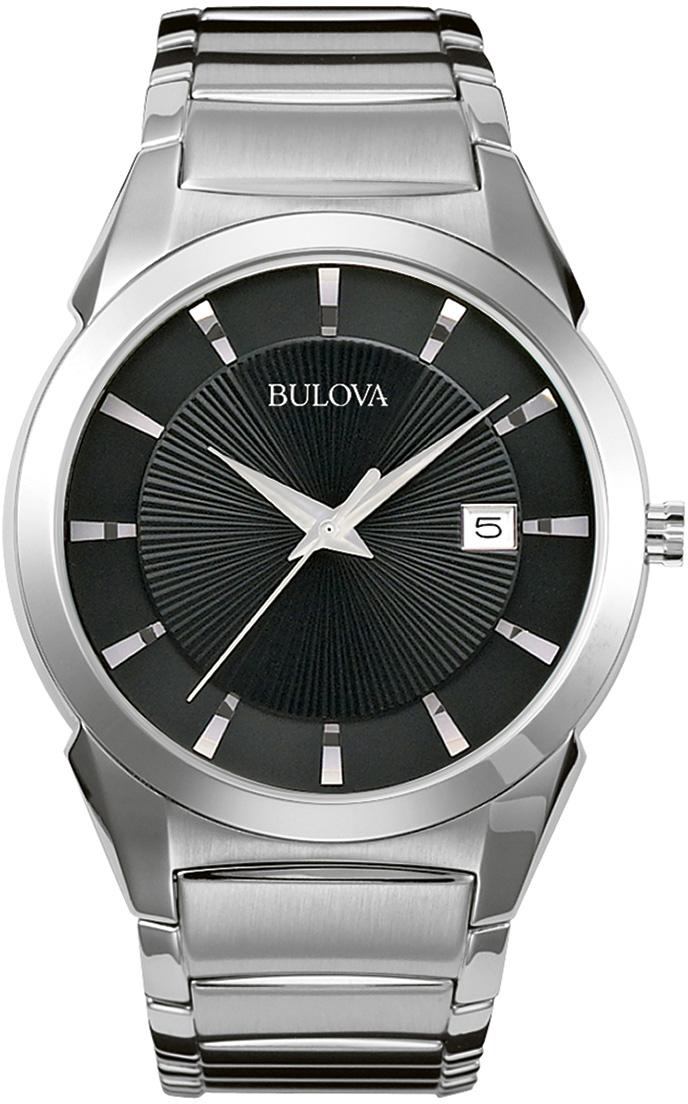 Bulova Quarzuhr »Classic, 96B149«, Armbanduhr, Herrenuhr, Damenuhr, Edelstahlarmband, Datum von Bulova