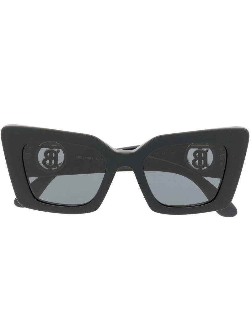 Burberry Eyewear Daisey TB Monogram sunglasses - Black von Burberry Eyewear