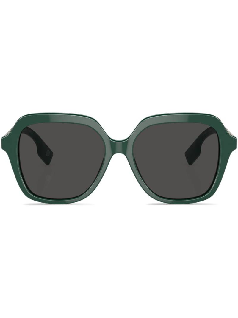 Burberry Eyewear Joni logo-lettering sunglasses - Green von Burberry Eyewear