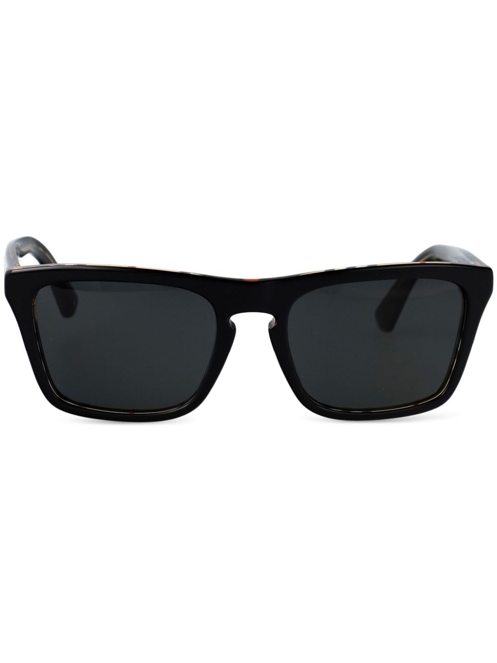 Burberry Eyewear Vintage Check-detail sunglasses - Black von Burberry Eyewear