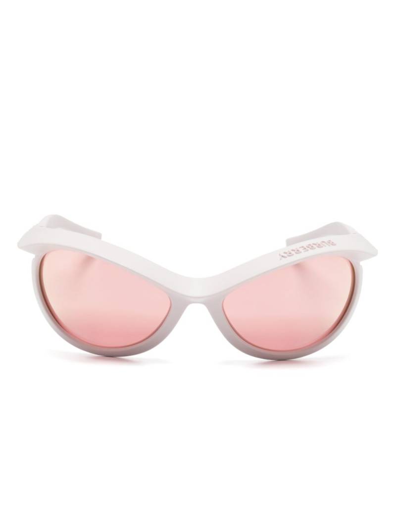 Burberry Eyewear Virgil shield-frame sunglasses - Pink von Burberry Eyewear