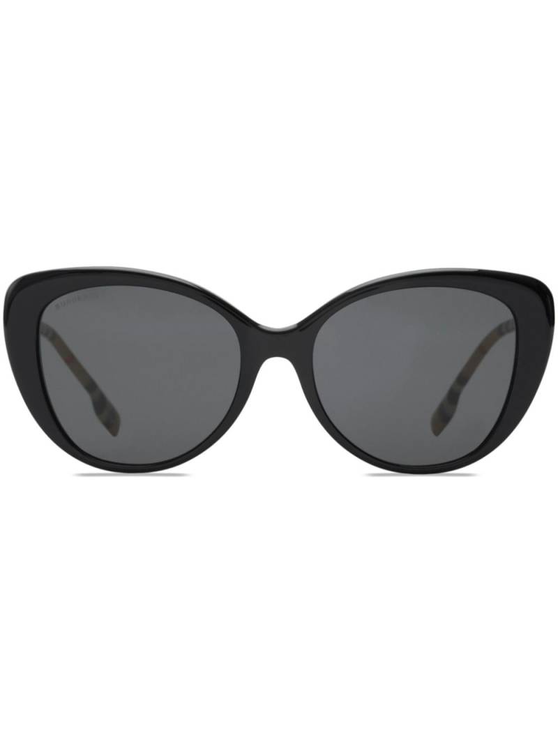 Burberry Eyewear checked cat-eye sunglasses - Black von Burberry Eyewear