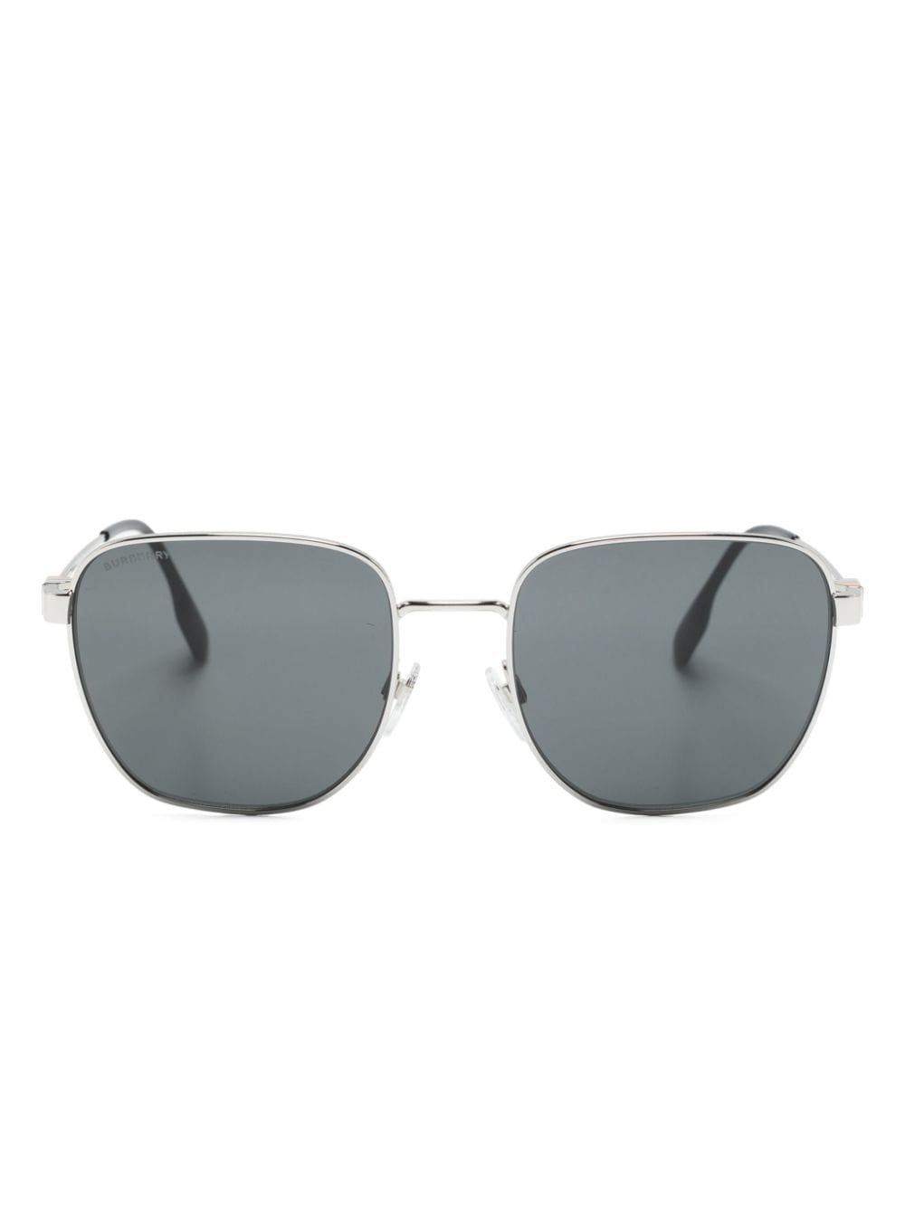 Burberry Eyewear geometric-frame sunglasses - Silver von Burberry Eyewear