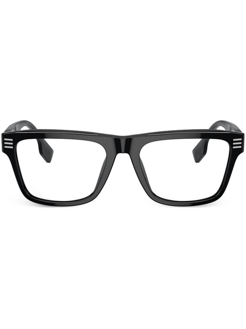 Burberry Eyewear logo-print square-frame glasses - Black von Burberry Eyewear