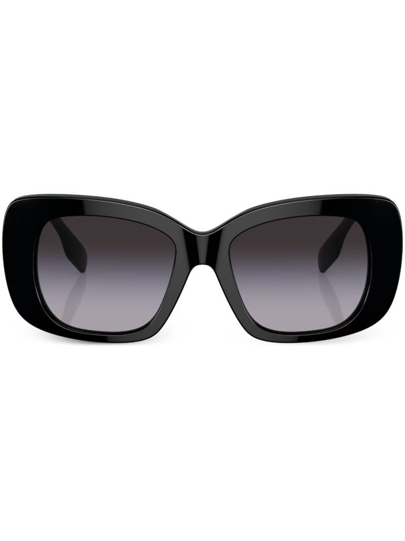 Burberry Eyewear logo-print square-frame sunglasses - Black von Burberry Eyewear