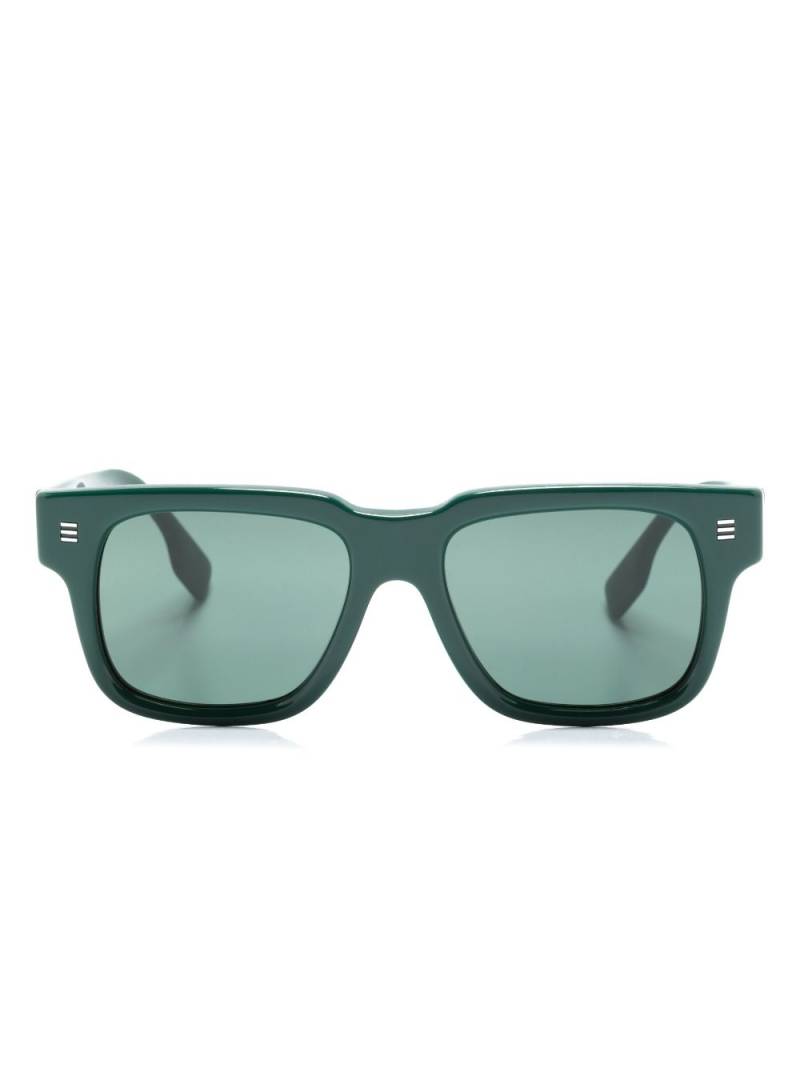 Burberry Eyewear logo-print square-frame sunglasses - Green von Burberry Eyewear