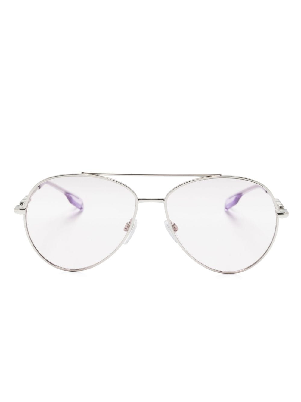 Burberry Eyewear pilot-frame sunglasses - Silver von Burberry Eyewear