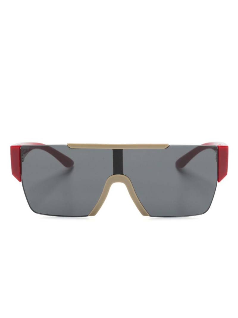 Burberry Eyewear rimless sunglasses - Red von Burberry Eyewear