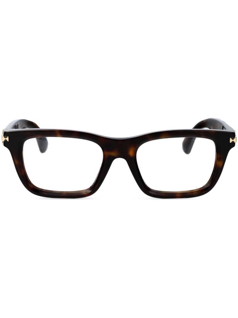 Burberry Eyewear square-frame glasses - Brown von Burberry Eyewear