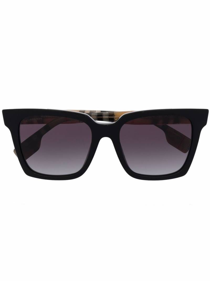 Burberry Eyewear square tinted sunglasses - Black von Burberry Eyewear