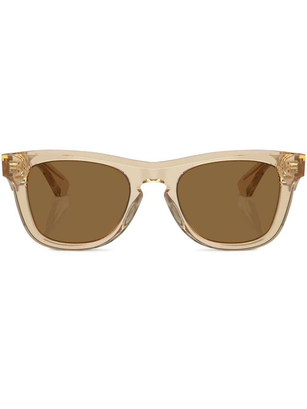 Burberry Eyewear transparent-design square-frame sunglasses - Neutrals von Burberry Eyewear