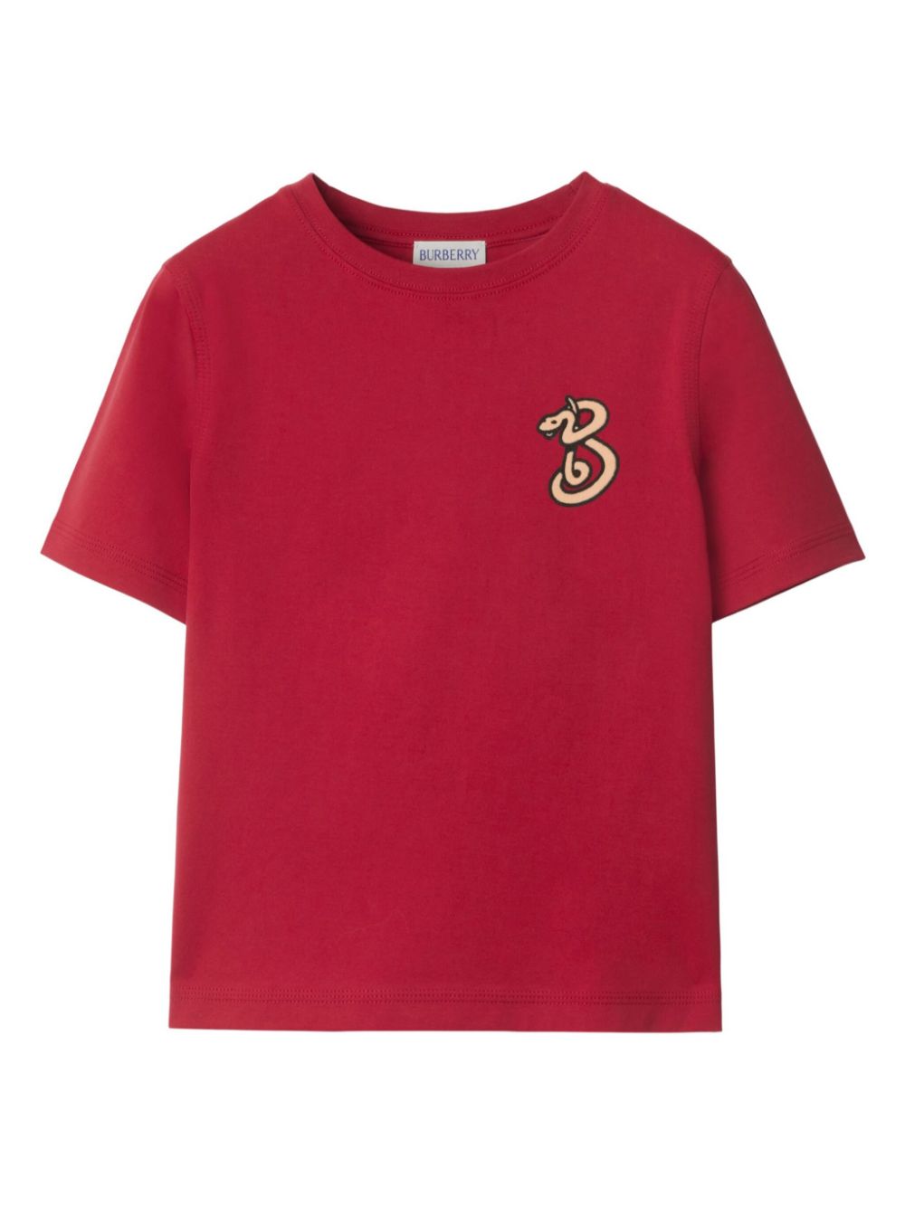 Burberry Kids B Snake T-shirt - Red von Burberry Kids